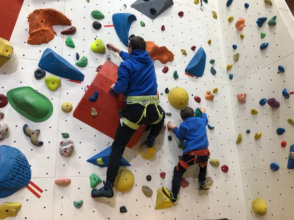 Climbing in the Ried im Innkreis climbing gym