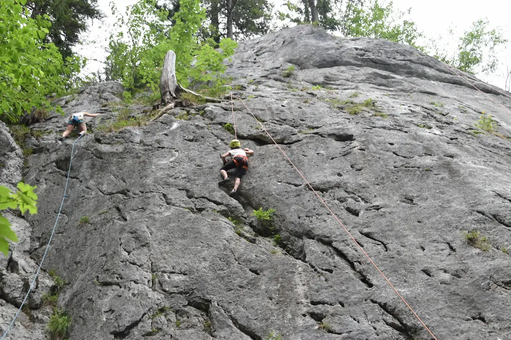 Climbing technique and fall training with Badis Adventures