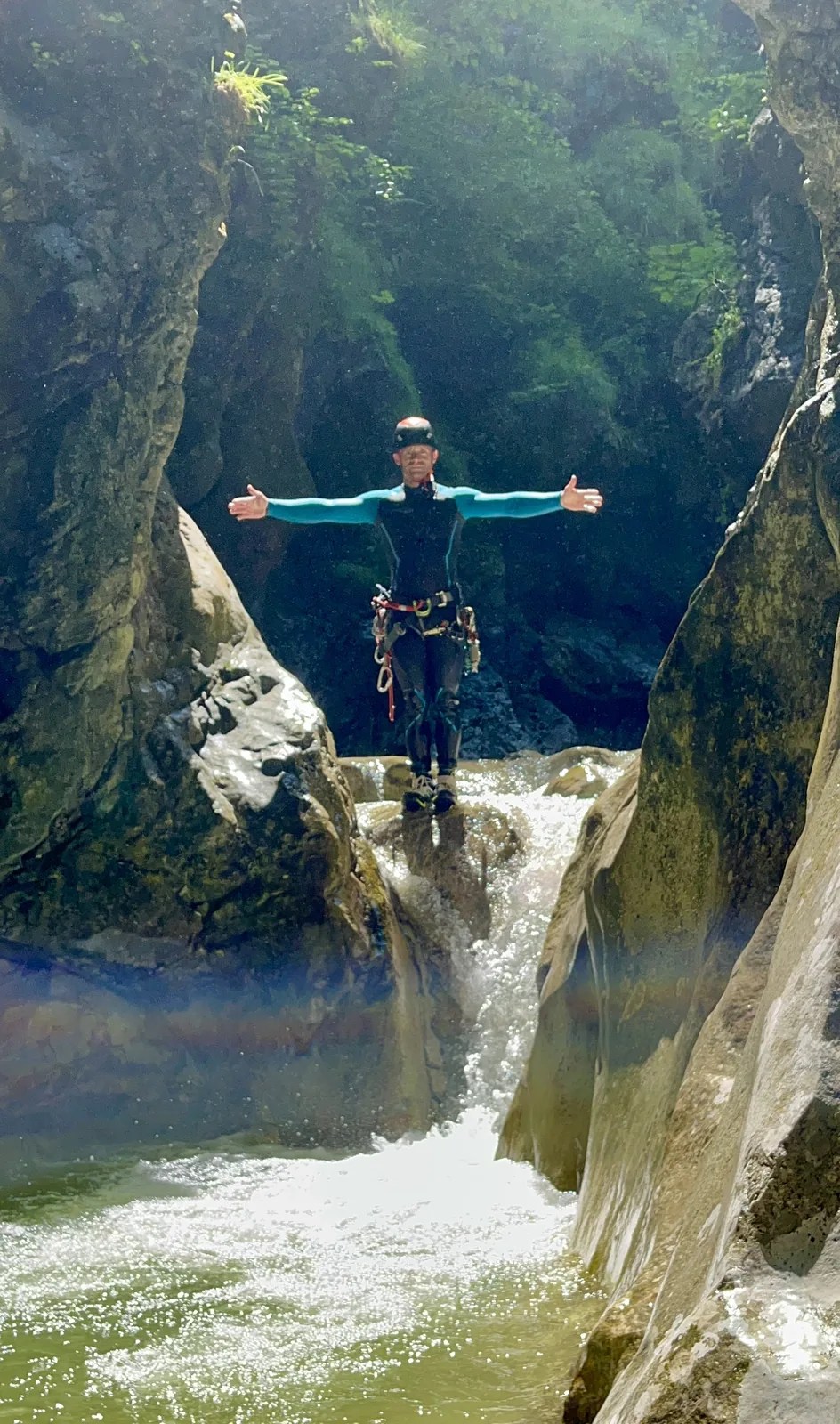 Fritz Badegruber rock climbing