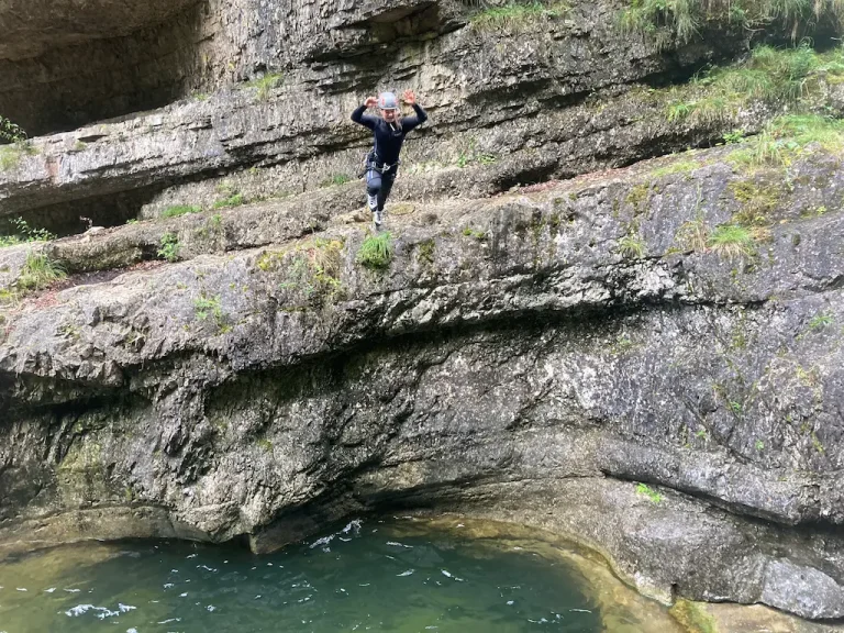 Almbachklamm canyoning tour with Badis Adventures – impression 9