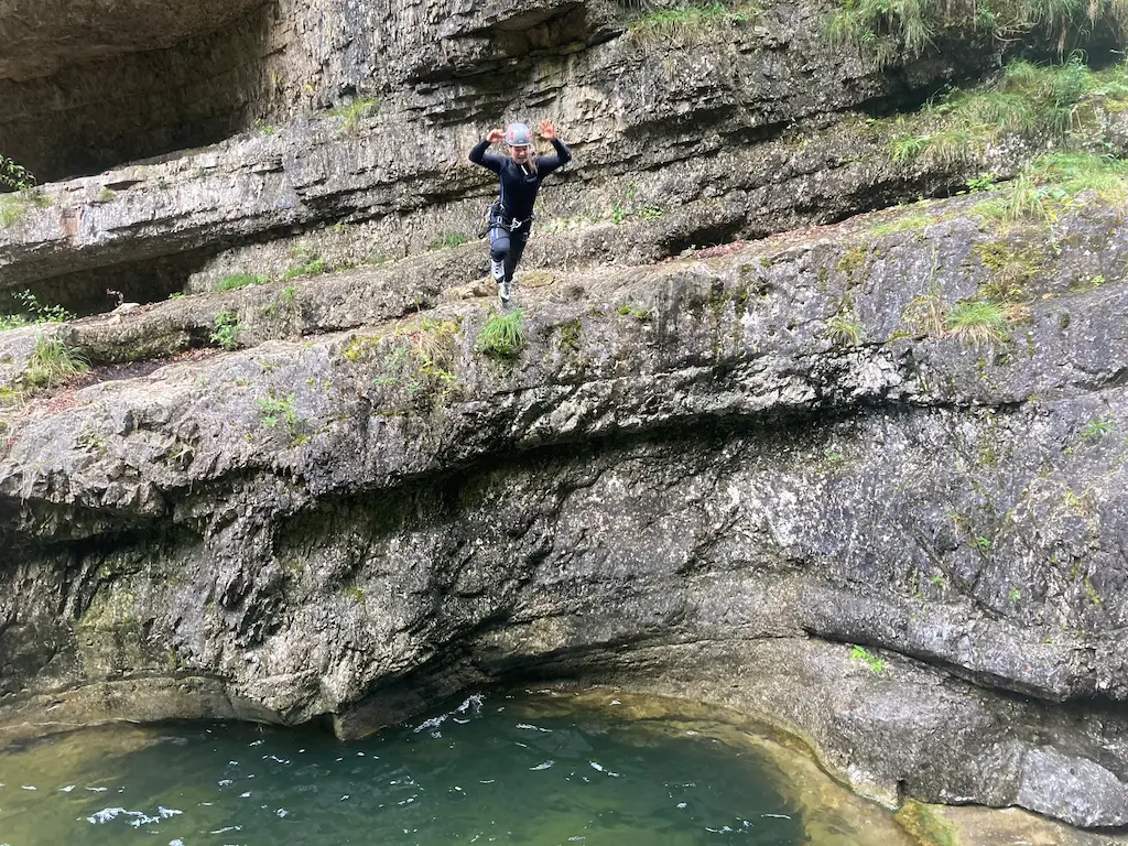 Almbachklamm canyoning tour with Badis Adventures – impression 9